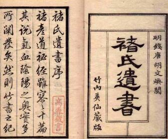 中医 褚氏遗书大全
