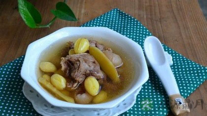 白果老鸭汤怎么做