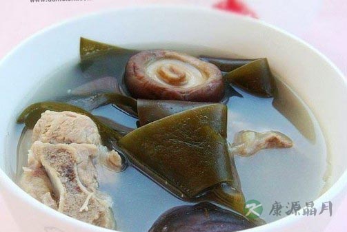 体寒者 多喝海带排骨汤
