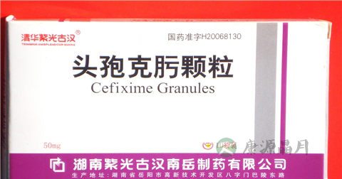 头孢克肟颗粒说明书