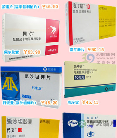 十种防治高血压网友好评药品