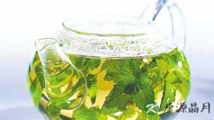 炎炎夏日 喝杯薄荷茶吧