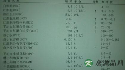 白血病的血常规有哪些指标