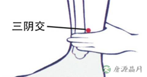 三阴交的准确位置图