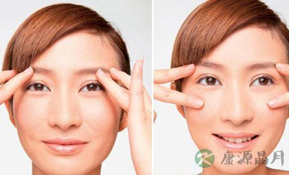 按摩去眼袋缓解眼部疲劳