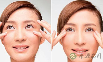 按摩去眼袋缓解眼部疲劳