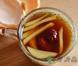 驱寒润燥喝点姜枣茶