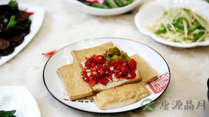 肉生火油生痰 青菜豆腐保平安