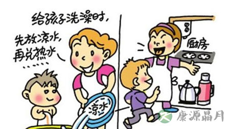 宝宝烫伤后第一件事不是去医院 而是用冷水冲