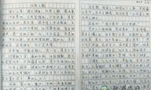 小学生文言文走红 11岁深谈父母之教