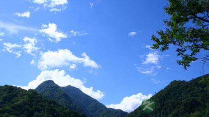 看蓝色风景有助于减压