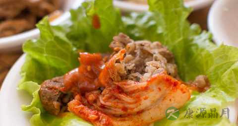 生菜怎么包肉