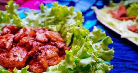 生菜怎么包肉