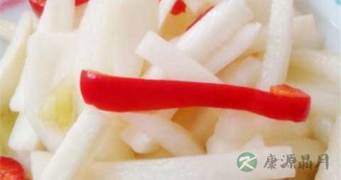 白萝卜条怎么腌制好吃