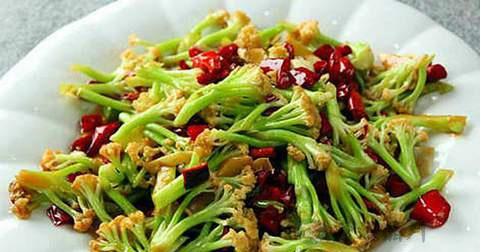 干煸菜花什么时候放调料