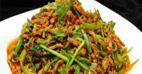 香辣肉丝什么时候放调料