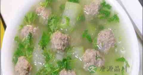 冬瓜肉丸汤的营养价值