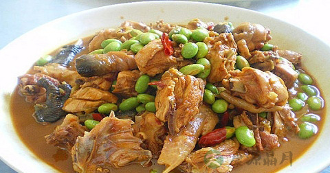 毛豆烧鸡什么时候放调料