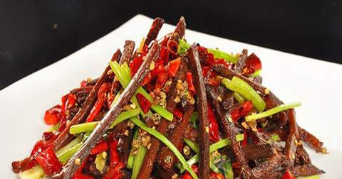 做干煸牛肉丝放什么调料