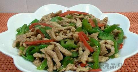 青椒炒肉丝什么时候放调料