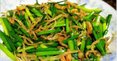 虾米拌韭菜什么时候放调料