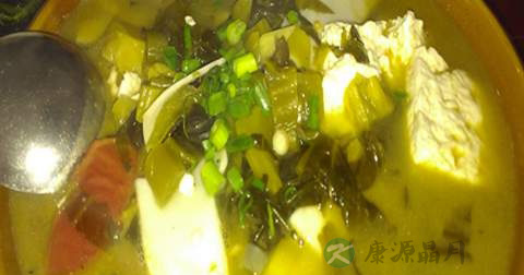 酸菜豆花汤什么时候放调料