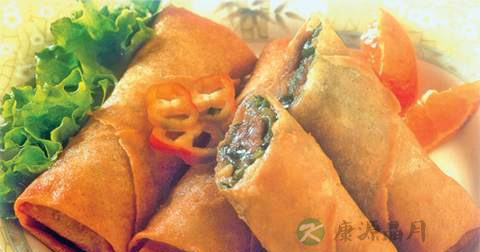 扬州春卷什么时候放调料