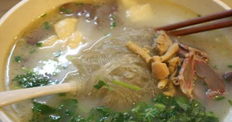鸭血粉丝汤的营养价值