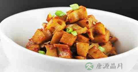 做香辣藕丁放什么调料