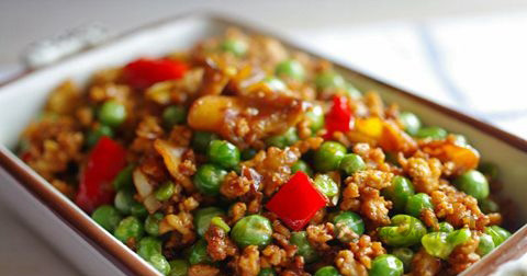 青豆炒肉什么时候放调料