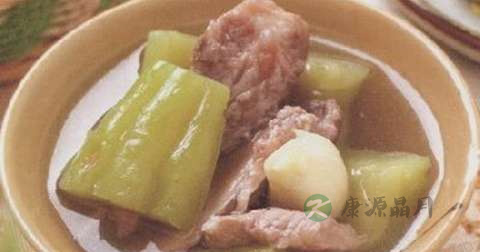 凉瓜肉排汤什么时候放调料