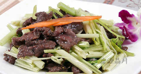 香芹炒牛肉怎么做最有营养