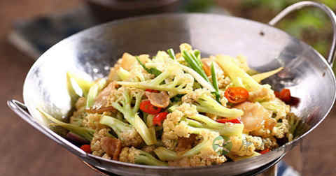 干锅花菜怎么做最有营养