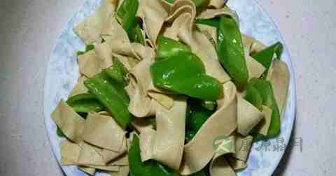 青椒豆腐皮什么时候放调料
