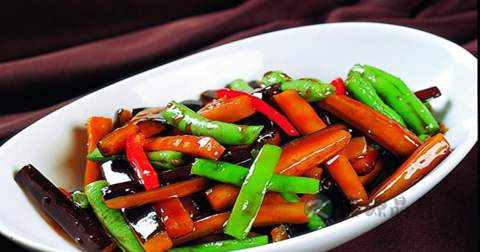 长豆烧茄子什么时候放调料