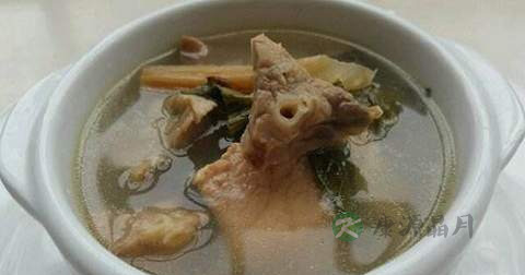 润肺菜干汤的营养价值