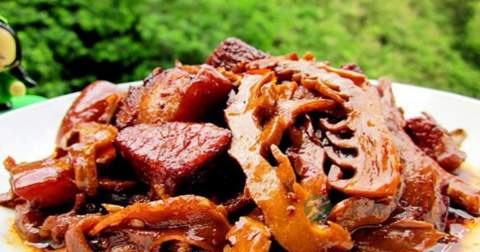 笋干烧肉什么时候放调料