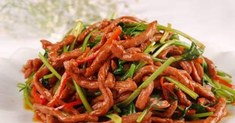 做五彩牛肉丝放什么调料