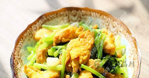 茼蒿炒鸡蛋什么时候放调料