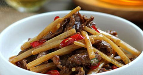 酸笋炒牛肉怎么做最有营养