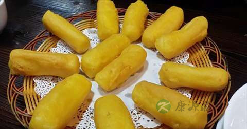 炸牛奶什么时候放调料