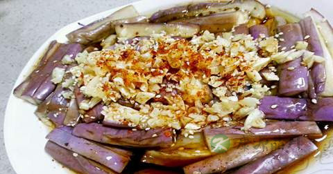 蒜泥茄子什么时候放调料