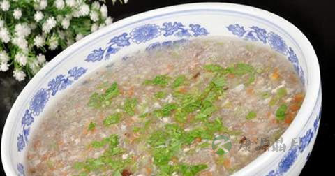 西湖牛肉羹的营养价值