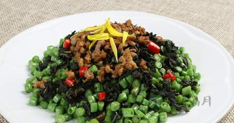 橄榄菜炒豆角的营养价值