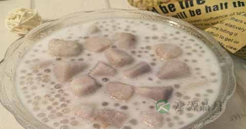 香芋西米露什么时候放调料