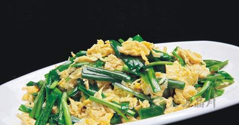 做韭菜炒鸡蛋放什么调料