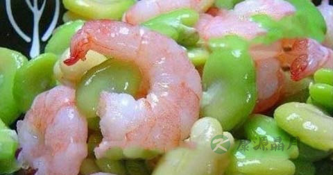 蚕豆炒虾仁的营养价值