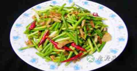 蒜苔炒肉的营养价值