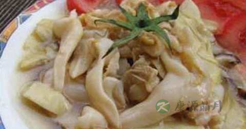 做生炒海蚌放什么调料