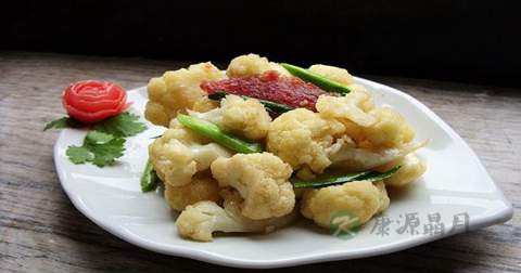 干煸花菜什么时候放调料